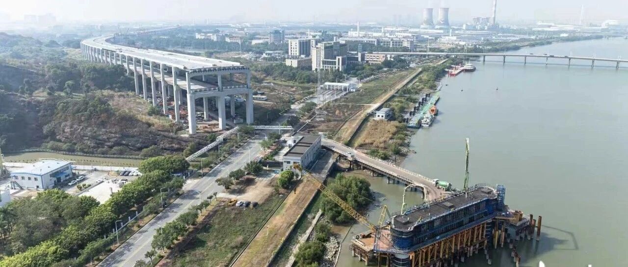 最大盖梁成功浇筑！狮子洋通道建设迎新进展